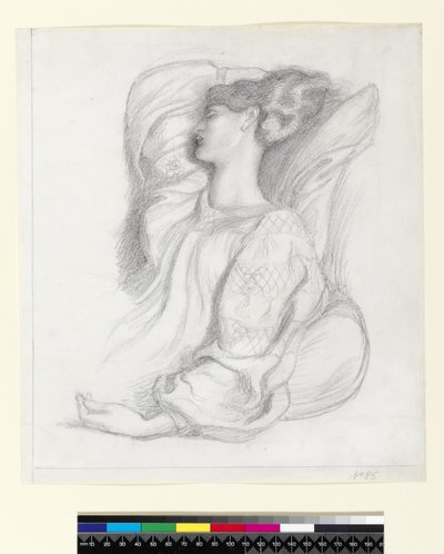 Study of Mrs William Morris (1839-1914), c.1873 by Dante Gabriel Charles Rossetti